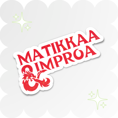 MATIKKAA & IMPROA-tarra
